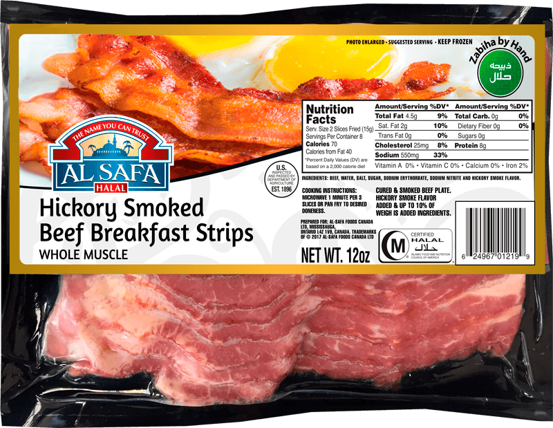 Beef Breakfast Strips Hickory Smoked - Click Image to Close